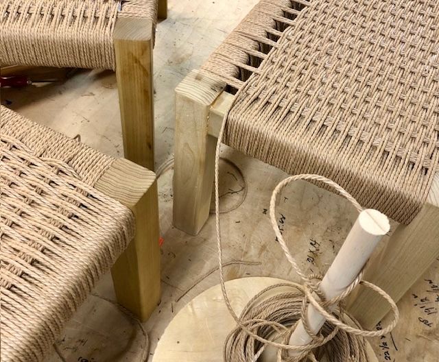 Weave a paper cord stool with Rachael South